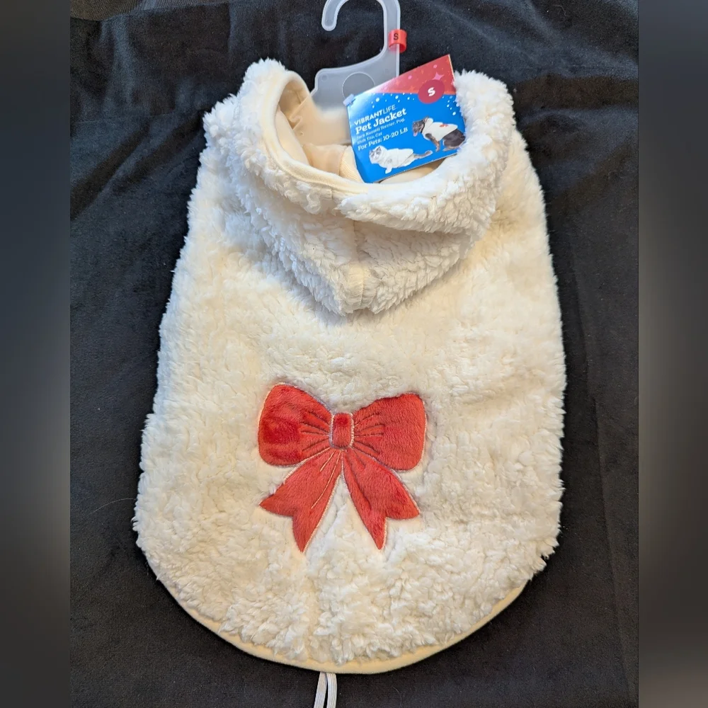 Vibrant Life Hooded Pet Jacket Size Small 10-20 Lbs BNWT